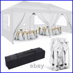 0x20FT Canopy Tent Adjustable Folding Shed Tent Picnic Outdoor Anti UV Gazebo