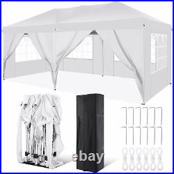 0x20FT Canopy Tent Adjustable Folding Shed Tent Picnic Outdoor Anti UV Gazebo
