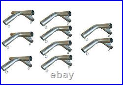 1-7/8 OD Pipe High Peck Canopy Fittings for 10' x10'/20'/30'/40' Carport Canopy