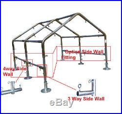 1 Pipe High Peck Canopy Fittings for 10' x 10'/20'/30'/40' Carport Canopy Farm