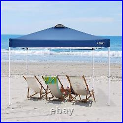10'×10' Pop Up Canopy Camping TentWaterproof Party Gazebo 4 Sidewalls&Air Vent