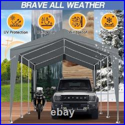10'×20' Heavy Duty Carport Canopy, Outdoor Garage Car Shelter Party Storage US