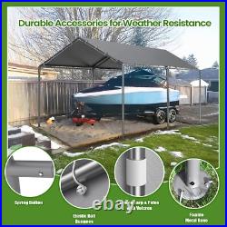 10'×20' Heavy Duty Carport Canopy, Outdoor Garage Car Shelter Party Tent Shed