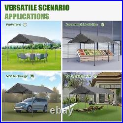 10'×20' Heavy Duty Carport Canopy, Outdoor Garage Car Shelter Party Tent Shed