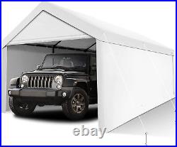 10×20ft Canopy Carport Tent Heavy Duty Car Shelter Garage Storage Shed Anti-UV