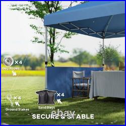 10 Ft. X 10 Ft. Sea Blue Pop up Canopy Tent