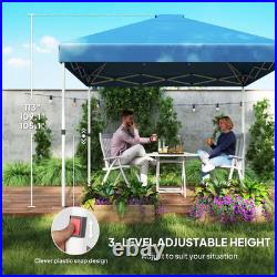 10 Ft. X 10 Ft. Sea Blue Pop up Canopy Tent