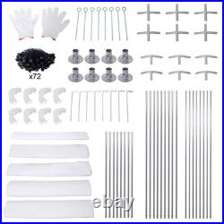 10 Ft. X 20 Ft. White Outdoor Canopy Tent Heavy Duty Car Port Canopy with 2-Roll