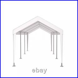 10 Ft. X 20 Ft. White Outdoor Canopy Tent Heavy Duty Car Port Canopy with 2-Roll 10 Ft. X 20 Ft. White Outdoor Canopy Tent Heavy Duty Car Port Canopy with 2-Roll