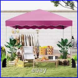 10 X 10 FT Pop up Canopy Tent Portable Foldable Patio Shelter with Wheeled Bag