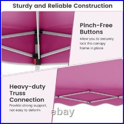 10 X 10 FT Pop up Canopy Tent Portable Foldable Patio Shelter with Wheeled Bag