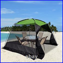 10 X 10 Feet Screen House Tent Mesh Screen Room Canopy Sun Shelter for Backyard