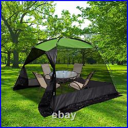 10 X 10 Feet Screen House Tent Mesh Screen Room Canopy Sun Shelter for Backyard