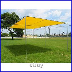 10 X 16 Canopy, Swap Meet, Complete Kit with frame 3/4 pipe-Yellow Top