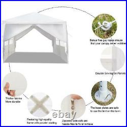 10'X 20'/30' Canopy Tent Outdoor Garden Gazebo Wedding Party Tent Pavilion White