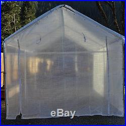 10 X 20 5PC Valance Greenhouse Canopy Enclosure Cover, No Frame- Clear With Fiber