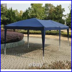 10'X 20' Easy POP-UP Blue Party Tent Folding Gazebo Beach Canopy Tent for Out