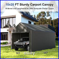 10 X 20 Ft Outdoor Canopy Carport Portable Car Tent Garage
