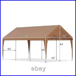 10' X 20' Heavy Duty Canopy Cover for Carports, Easy Installation Included