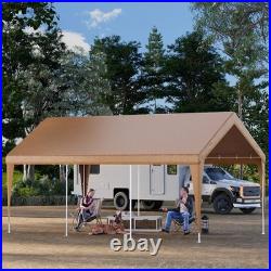 10' X 20' Heavy Duty Canopy Cover for Carports, Easy Installation Included