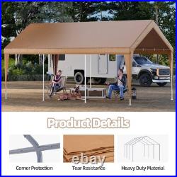 10' X 20' Heavy Duty Canopy Cover for Carports, Easy Installation Included