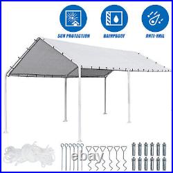 10' X 20' Heavy Duty Carport Canopy Garage Tent, Steel Car Shelter Party Tent