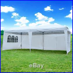 10' X 20' Outdoor Patio Gazebo EZ POP UP Party Tent Wedding Canopy WithCarry Bag