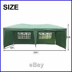 10' X 20' POP UP Outdoor Patio Gazebo Party Tent Wedding Canopy withCarry Bag