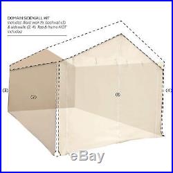 10 X 20 Portable Domain Carport Garage Side Wall Car Shelter Canopy Tent noFrame