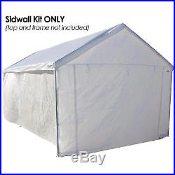 10 X 20 Portable Domain Carport Garage Side Wall Car Shelter Canopy Tent noFrame