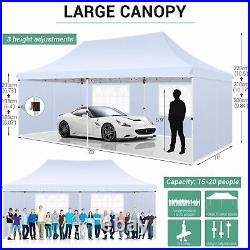 10' X 20' Portable Heavy Duty Canopy Garage Tent Gazebo Car ATV Shelter Steel