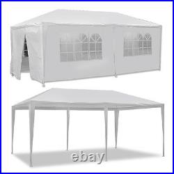 10 X 20 Wedding Party Tent Gazebo Canopy with 6 Removable Sidewalls White