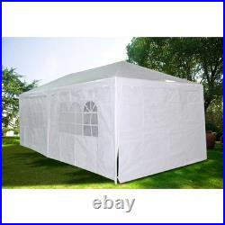 10 X 20 White Party Tent Gazebo Canopy with Sidewalls