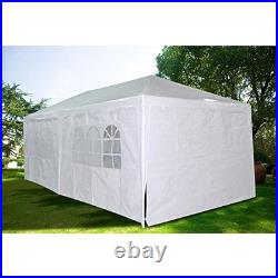10 X 20 White Party Tent Gazebo Canopy with Sidewalls