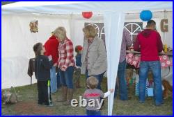 10 X 20 White Party Tent Gazebo Canopy with Sidewalls