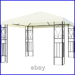 10'X10' Patio Gazebo Canopy outdoor Tent Steel Frame Shelter Patio Party Awning
