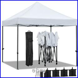 10'X10' Pop Up Canopy Tent Commercial Canopy Party Tent Patio Gazebo Canopy