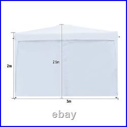 10'X10' Pop Up Gazebo Heavy Duty Waterproof Marquee Canopy Wedding Party Tent US
