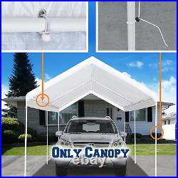 10'X20' Carport Replacement Top Canopy Cover for Car Garage Shelter Tent Party