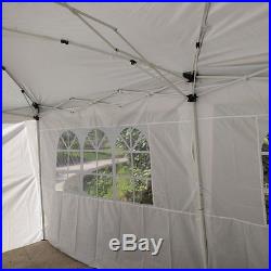 10'X20' EZ POP UP Wedding Tent Party Foldable Gazebo 4 Walls Canopy WithCarry Case