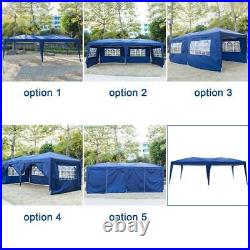 10'X20' EZ Pop Up Gazebo Garden Canopy Pavilion Event With 6 Removeable Sides B