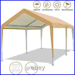 10'X20' Heavy Duty Carport Car Canopy Garage Shelter Tent, 4 Adjustable Heights