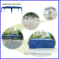 10'X20' Pop Up Gazebo Waterproof Garden Awning Party Canopy Tent Sunshade 6 Wall