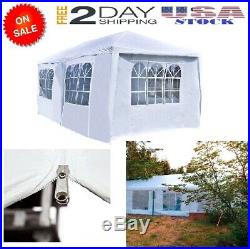 10'X20' White Heavy Duty Portable Garage Carport Car Shelter Outdoor Canopy Tent