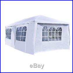 10'X20' White Portable Garage Carport Car Shelter Outdoor Canopy Tent For Car