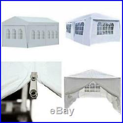 10'X20' White Temporary Portable Garage Carport Car Shelter Outdoor Canopy Tent