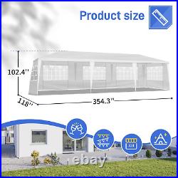 10'X30' Canopy Tent 8 Sides Gazebo Canopy Outdoor Party Wedding Tent