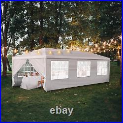 10'X30' Canopy Tent 8 Sides Gazebo Canopy Outdoor Party Wedding Tent