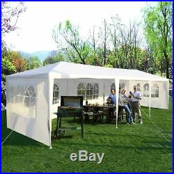 10'X30' Heavy Duty Portable Carport Shelter Outdoor Canopy Tent 5 Side Walls New