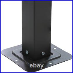 10 ft x 10 ft Soft Top Polyester Gazebo with Privacy Wall Brown by Sunnydaze